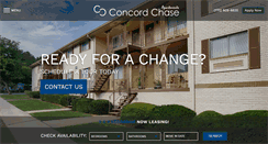 Desktop Screenshot of concordchaseapts.com